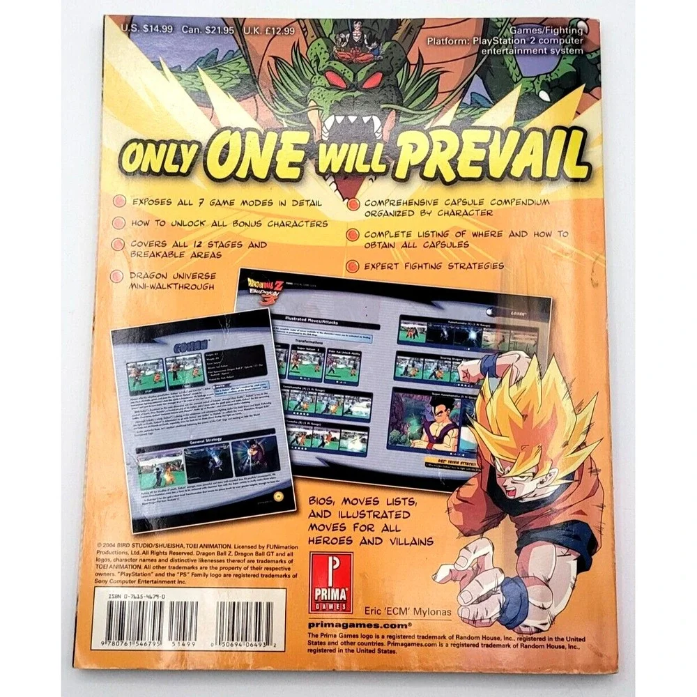 Dragon Ball Z: Budokai‎ 3 Prima Official Game Guide 2004